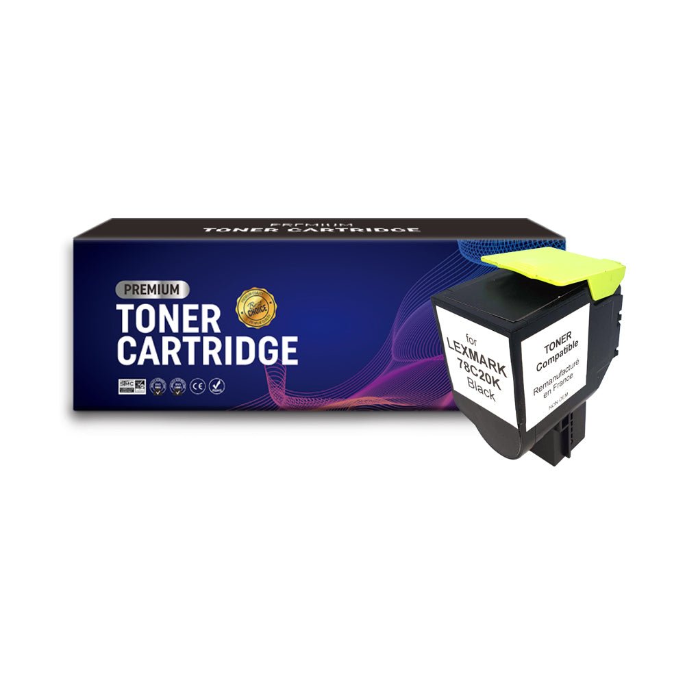 Cartouche de toner Compatible Lexmark 78C20K0 Noir 2000pages - KERA FRANCE Cartouche de toner Compatible Lexmark 78C20K0 Noir 2000pages - KERA FRANCE